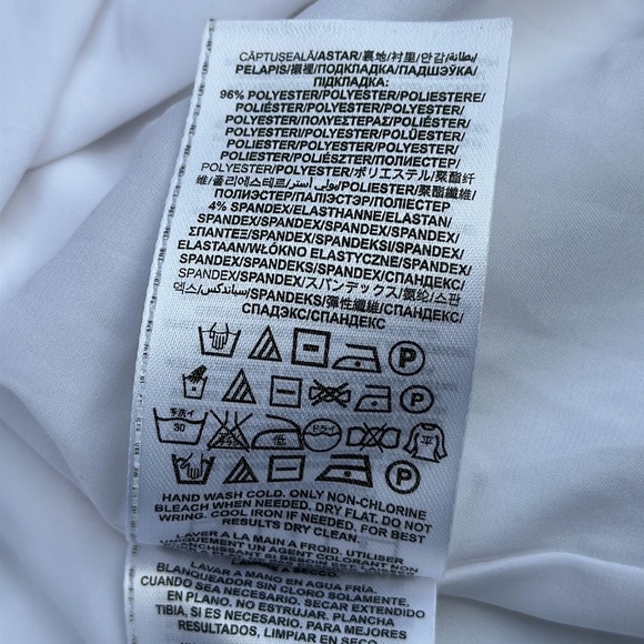 Guess White High Low Sundress with Cap Sleeves Size S - Picture 12 of 12